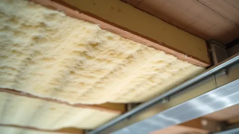 Jaka gruba wełna na sufit podwieszany