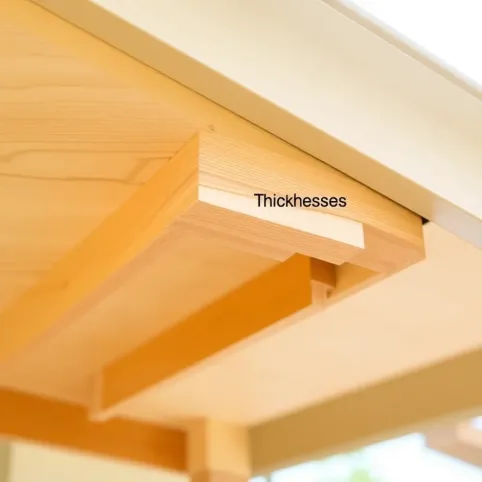 Jaka grubość podbitki drewnianej