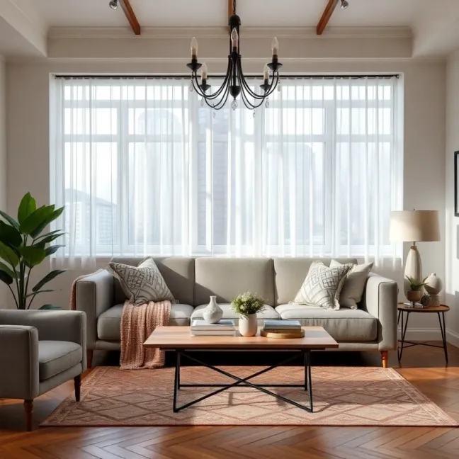 Jaka podłoga do ciemnych mebli w salonie