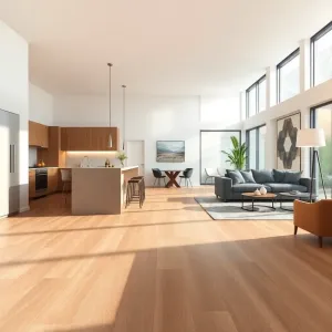 Jaka podłoga do kuchni z salonem