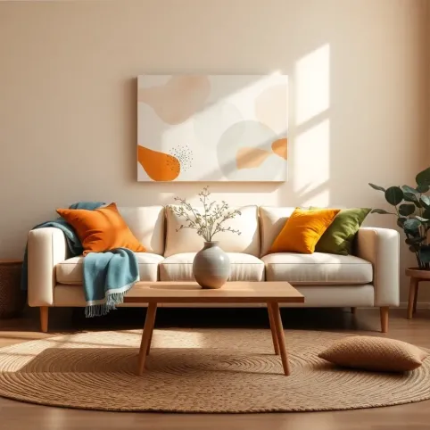 Jaki kolor do beżu w salonie