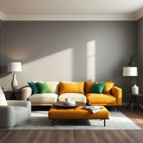 Jaki kolor kanapy do szarego salonu