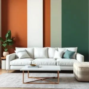 Jaki kolor ścian do białych mebli w salonie