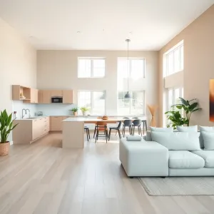 Jaki kolor ścian do salonu z kuchnią