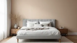 Jaki kolor ścian do szarego łóżka