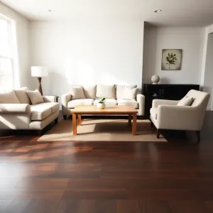 Jakie meble do ciemnej podłogi w salonie