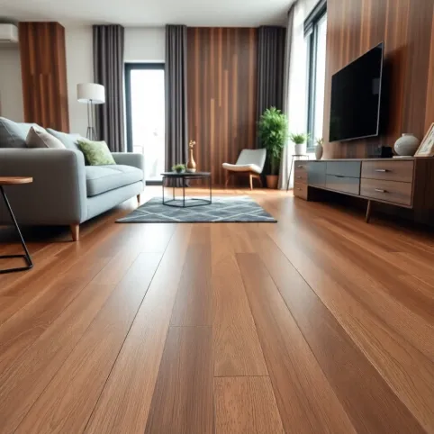 Jakie płytki drewnopodobne do salonu
