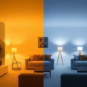 Jakie światło do salonu ciepłe czy zimne