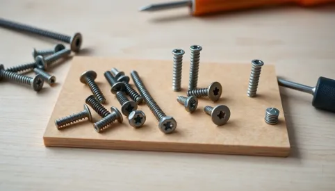 Jakie wkręty do płyty wiórowej