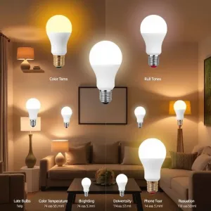 Jakie żarówki do salonu