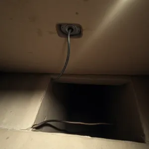 Kabel z mieszkania do piwnicy