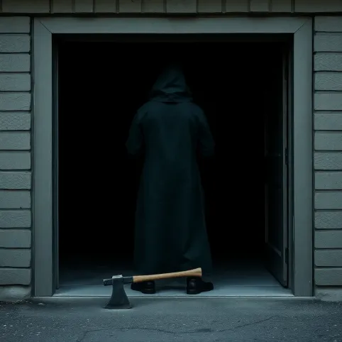 Kątownik w progu garażu