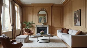 Klasyczne i nowoczesne wykończenie mieszkania w Warszawie