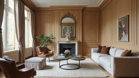 Klasyczne i nowoczesne wykończenie mieszkania w Warszawie