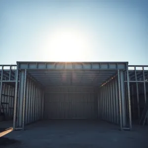 Konstrukcja garażu z profili zamkniętych