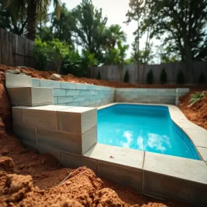 Koszt budowa basenu z bloczków betonowych