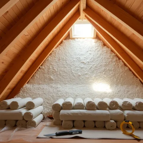Koszt ocieplenia wełną mineralną poddasza