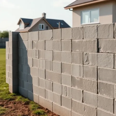 Koszt ogrodzenia z bloczków