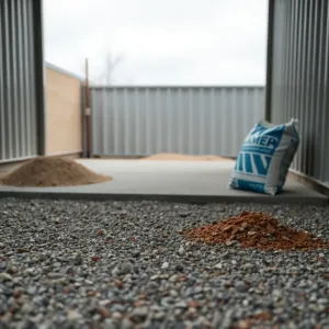 Koszt wylewki pod garaż blaszany