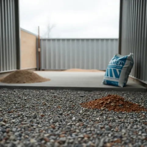 Koszt wylewki pod garaż blaszany