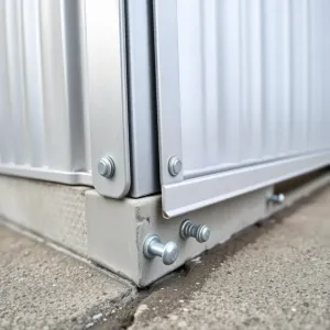 Kotwienie garażu blaszanego do betonu