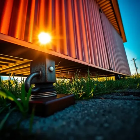 Kotwienie garażu blaszanego do ziemi