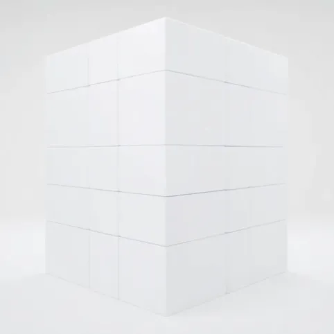 Kubik styropianu ile to paczek