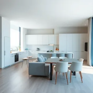 Kuchnia z salonem w bloku