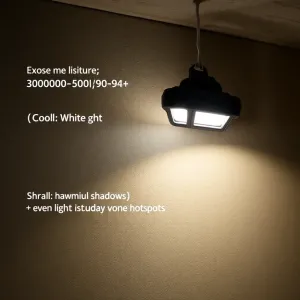 Lampa LED na baterie do piwnicy