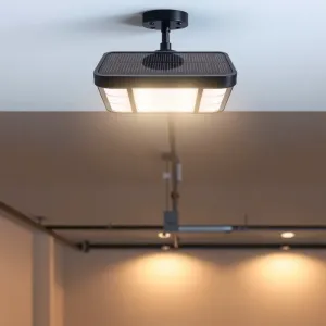 Lampa solarna do garażu z czujnikiem ruchu