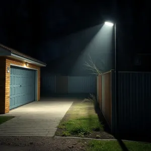 Lampa z czujnikiem ruchu do garażu