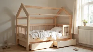 łóżko dla dziecka domek