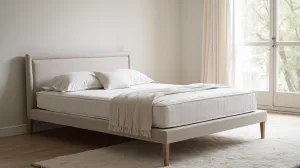 łóżko kontynentalne bez zagłówka