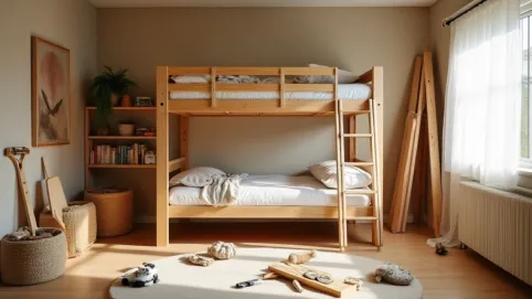 łóżko piętrowe zrób to sam