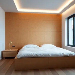 Łóżko z płyty OSB