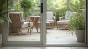 Magnes do drzwi balkonowych bez wiercenia