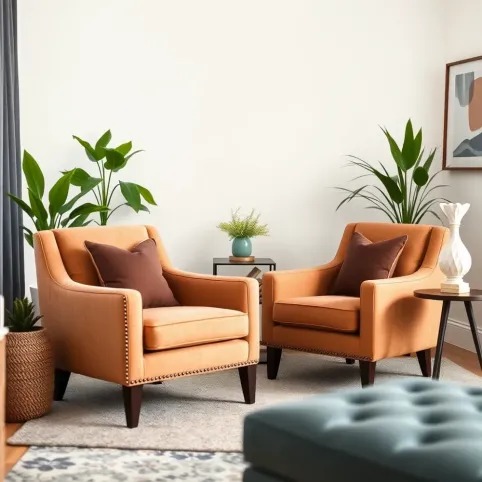 Małe fotele do salonu