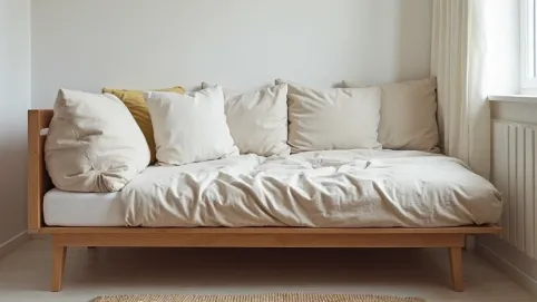 Małe łóżko rozkładane