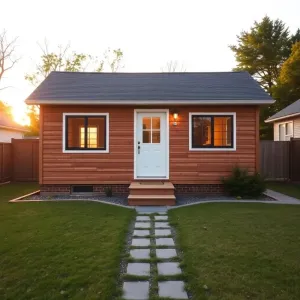 Mały dom parterowy z piwnicą