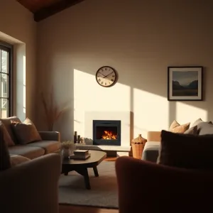 Mały kominek do salonu