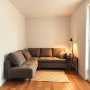 Mały narożnik do salonu z funkcją spania