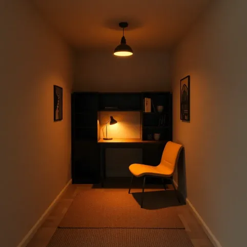 Mały pokój bez okna