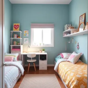 Mały pokój dla dwóch dziewczynek