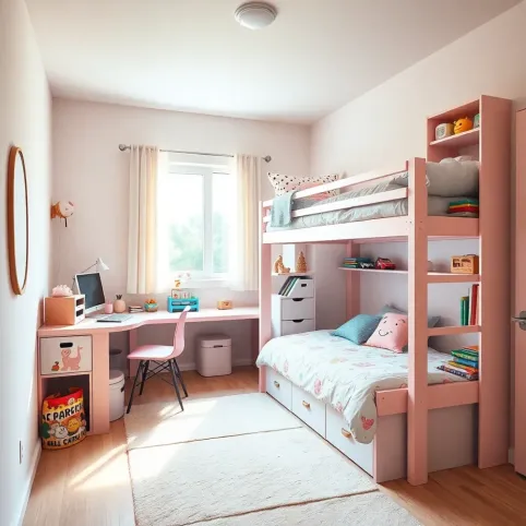 Mały pokój dla dziewczynki