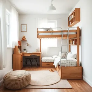 Mały pokój dziecięcy dla dwójki