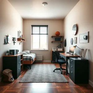 Mały pokój młodzieżowy dla chłopaka