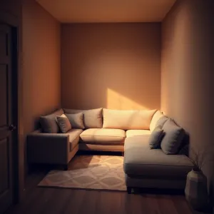 Mały pokój z narożnikiem