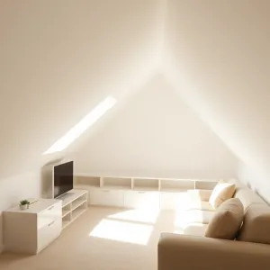 Mały pokój ze skosami