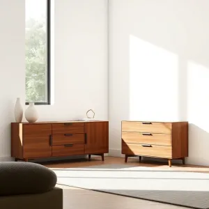 Meble do salonu z szafą i komoda