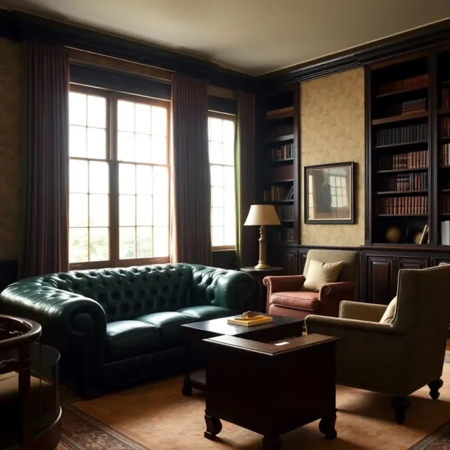 Meble w stylu angielskim salon